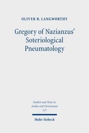 Cover von Gregory of Nazianzus' Soteriological Pneumatology
