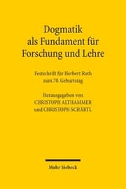 Cover von Dogmatik als Fundament für Forschung und Lehre