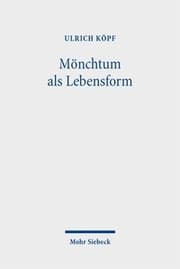 Cover von Mönchtum als Lebensform