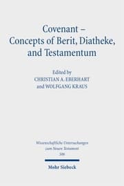 Cover von Covenant - Concepts of Berit, Diatheke, and Testamentum