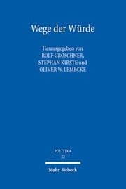 Cover von Wege der Würde