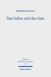 Cover von Das Gebot und das Gute