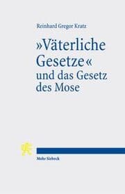 Cover von 'Väterliche Gesetze' und das Gesetz des Mose