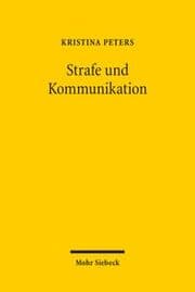 Cover von Strafe und Kommunikation