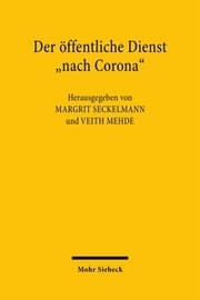 Cover von Der öffentliche Dienst 'nach Corona'