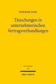 Cover von Täuschungen in unternehmerischen Vertragsverhandlungen
