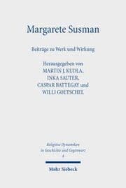 Cover von Margarete Susman