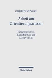 Cover von Arbeit am Orientierungswissen
