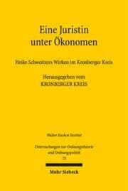 Cover von Eine Juristin unter Ökonomen