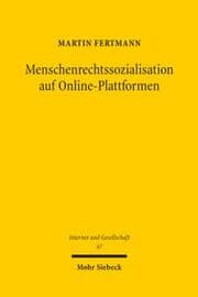 Cover von Menschenrechtssozialisation auf Online-Plattformen