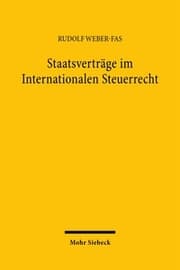 Cover von Staatsverträge im Internationalen Steuerrecht