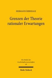 Cover von Grenzen der Theorie rationaler Erwartungen
