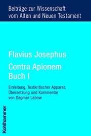 Cover von Flavius Josephus Contra Apionem, Buch I