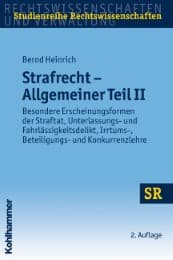 Cover von Strafrecht - Allgemeiner Teil II