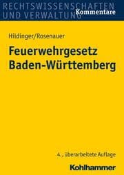 Cover von Feuerwehrgesetz Baden-Württemberg
