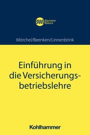 Cover von Einführung in die Versicherungsbetriebslehre