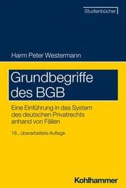 Cover von Grundbegriffe des BGB