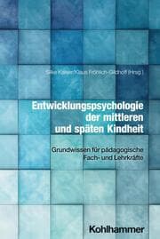 Cover von Entwicklungspsychologie der mittleren und späten Kindheit