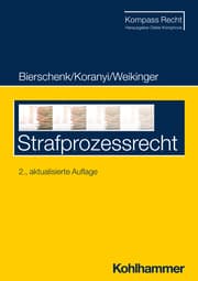 Cover von Strafprozessrecht