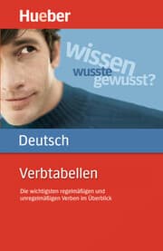 Cover von Verbtabellen Deutsch