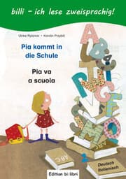 Cover von Pia kommt in die Schule (Deutsch-Italienisch)