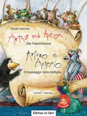 Cover von Arthur und Anton: Die Flaschenpost (Deutsch-Italienisch)