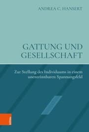 Cover von Gattung und Gesellschaft