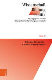 Cover von Krise der Demokratie - Krise der Wissenschaften?