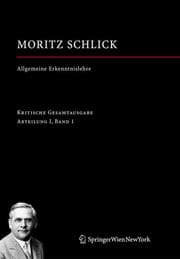 Cover von Allgemeine Erkenntnislehre