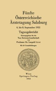 Cover von Fünfte Österreichische Ärztetagung Salzburg