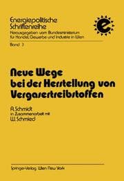 Cover von Neue Wege bei der Herstellung von Vergasertreibstoffen