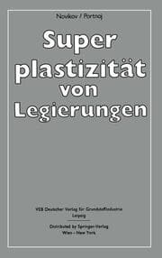 Cover von Superplastizität von Legierungen