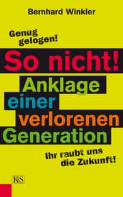 Cover von So nicht! Anklage einer verlorenen Generation