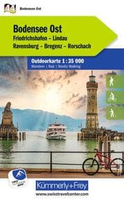 Cover von Kümmerly+Frey Outdoorkarte Deutschland 44 Bodensee Ost 1:35.000
