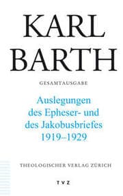 Cover von Karl Barth Gesamtausgabe