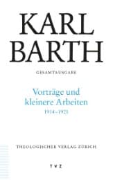 Cover von Karl Barth Gesamtausgabe