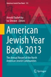Cover von American Jewish Year Book 2013