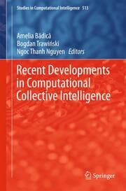 Cover von Recent Developments in Computational Collective Intelligence