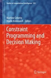 Cover von Constraint Programming and Decision Making
