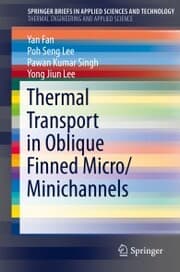 Cover von Thermal Transport in Oblique Finned Micro/Minichannels