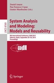 Cover von System Analysis and Modeling: Models and Reusability