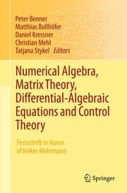 Cover von Numerical Algebra, Matrix Theory, Differential-Algebraic Equations and Control Theory