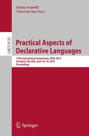 Cover von Practical Aspects of Declarative Languages