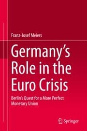 Cover von Germany's Role in the Euro Crisis