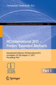 Cover von HCI International 2015 - Posters Extended Abstracts