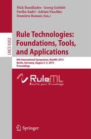 Cover von Rule Technologies: Foundations, Tools, and Applications