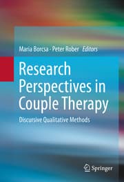Cover von Research Perspectives in Couple Therapy