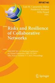 Cover von Risks and Resilience of Collaborative Networks
