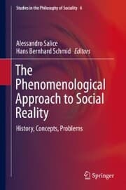 Cover von The Phenomenological Approach to Social Reality