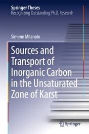 Cover von Sources and Transport of Inorganic Carbon in the Unsaturated Zone of Karst